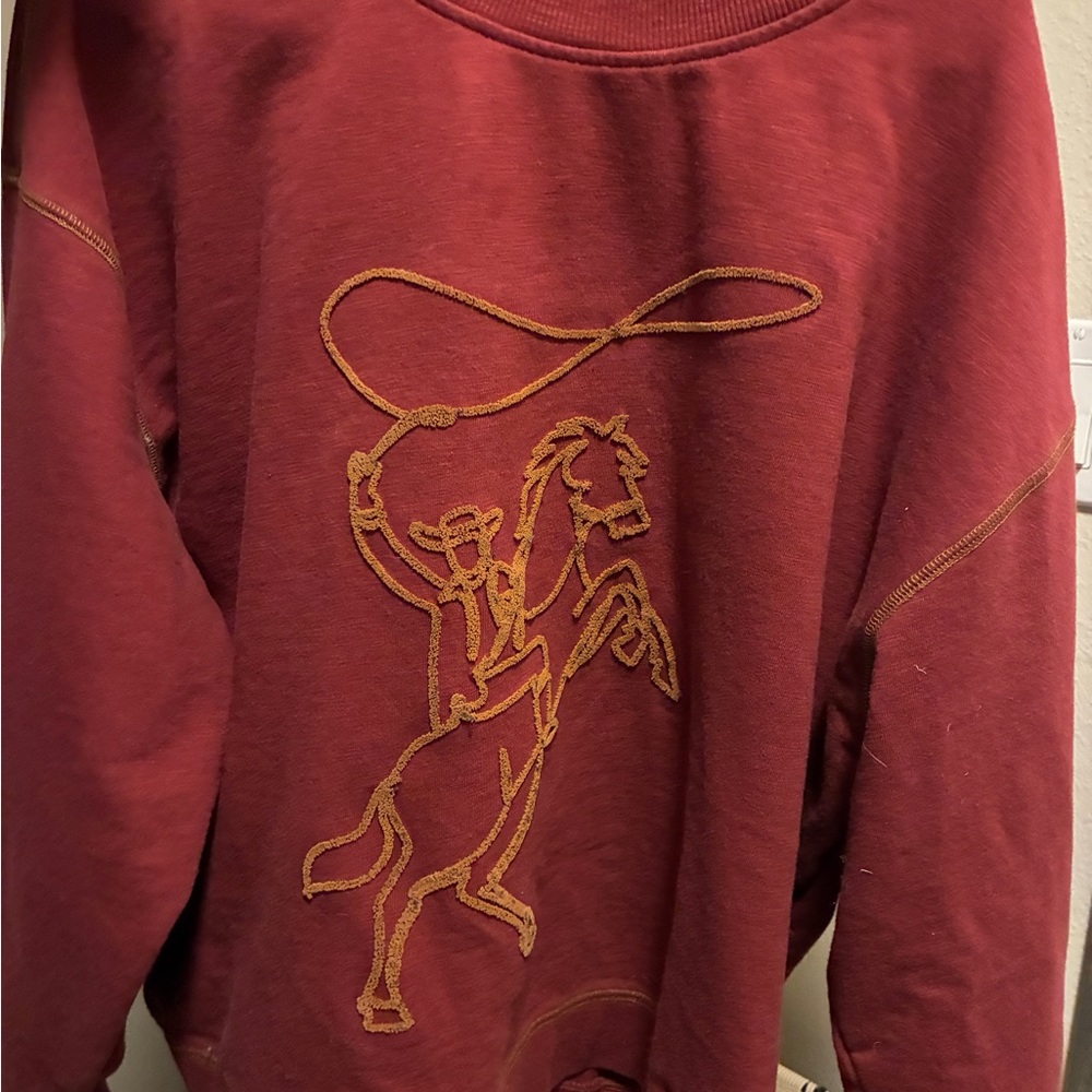 Ariat women’s sweatshirt with Embroidered  western Design